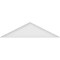 Ekena Millwork Peaked Cap Smooth Architectural Grade PVC Pediment, 62"W x 16-1/2"H x 2"P (Pitch 6/12) PEDPS062X165PKC00 - alternate 5